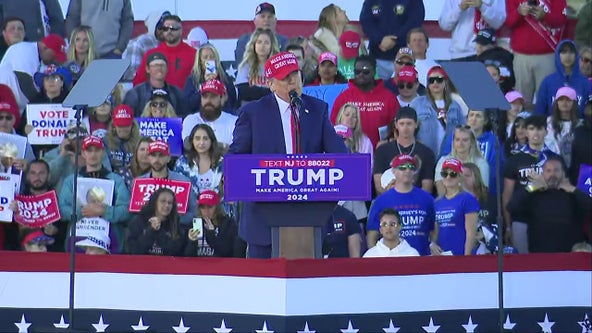 Trump holds 'mega crowd' rally in Wildwood in weekend break from hush money trial