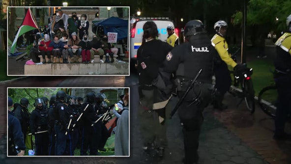 UPenn protest: Police move in on Pro-Palestine tent encampment, arrests made