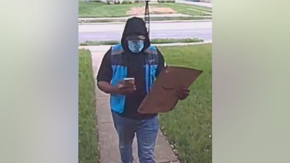 Porch pirate disguised as Amazon driver swipes package from Delaware County home: police
