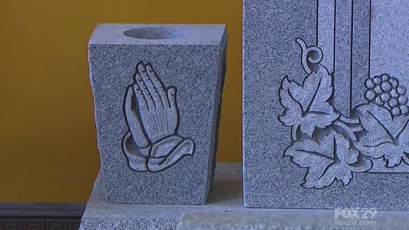 Philly monument maker's foundation assists grieving families with headstones