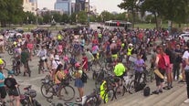 Hundreds take to streets in cycling protest for increased safety