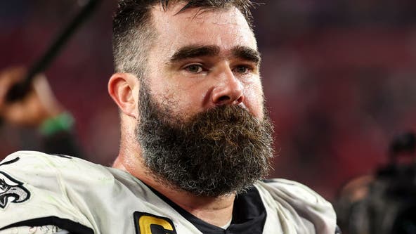 Jason Kelce delivers motivational speech at Eagles training camp: 'Press on!'