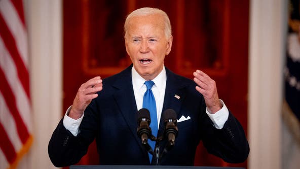 Biden campaigns in Philadelphia, seeking to project strength and quiet Democratic jitters