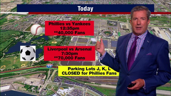 Philadelphia traffic: Games at Lincoln Financial, Citizens Bank expected to bring major delays