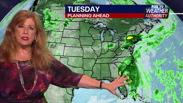 Weather Authority: Remnants of Hurricane Debby to help bring drenching rain to Philadelphia area