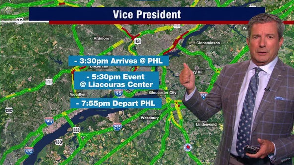 Philadelphia traffic: Harris, Vance visits, Zach Bryan concert expected to cause delays