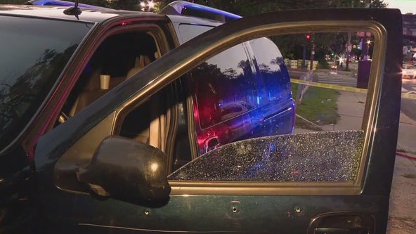 Bullets hit driver's door, injuring victim in possible road rage shooting