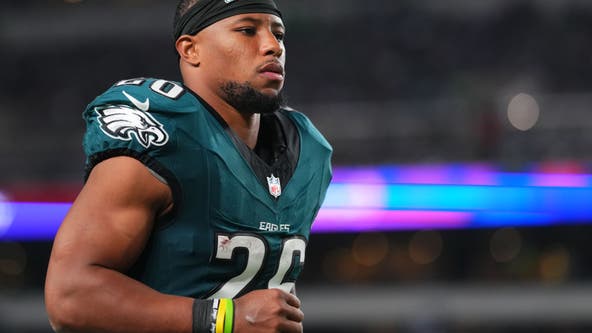 Saquon Barkley's pivotal 4th quarter drop burns Eagles in 22-21 loss to Falcons