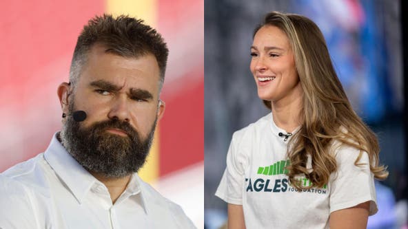 Kylie Kelce gives Jason hilarious advice for Eagles home opener broadcast