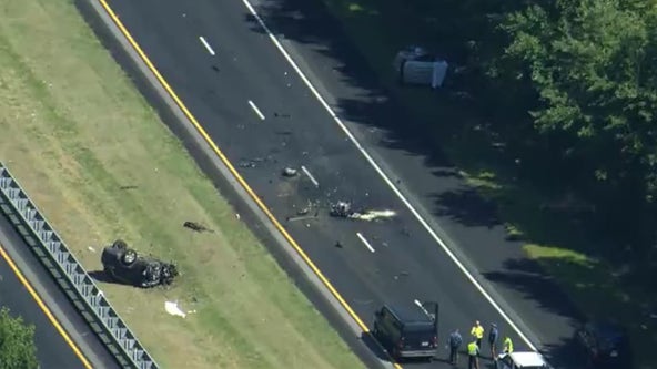 Video: 2 dead in crash on Route 55 in Gloucester County, police say