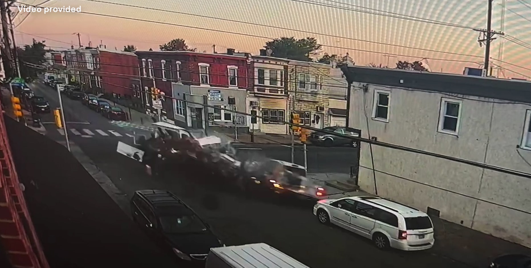 Man critical after hit-and-run leaves 7 parked cars struck, 4 suspects sought: police