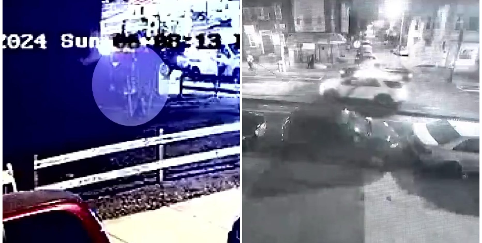 Surveillance videos show moments before man killed in officer-involved shooting