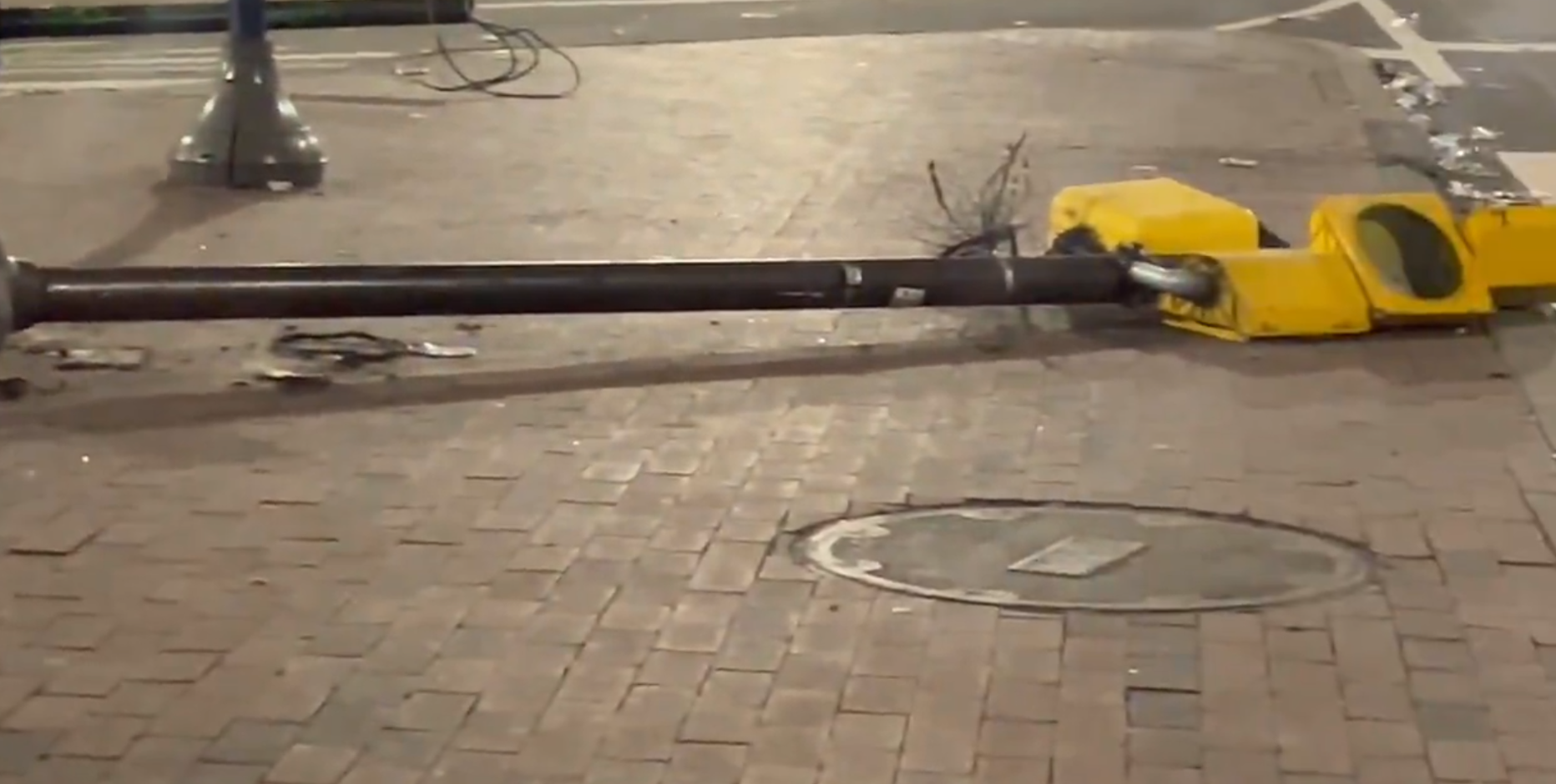 Super Bowl aftermath: Several light poles torn down during Philly celebration