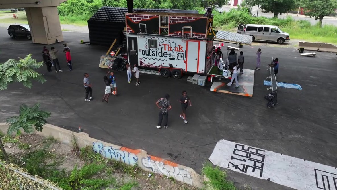 Mobile community center in Nicetown provides youth with fun, positive environment
