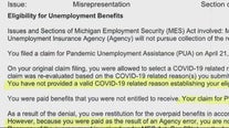 Some who received Covid unemployment benefits now told they need to pay it back