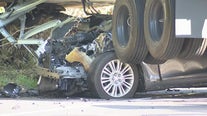 Suspect driver dies in crash with semi-truck while fleeing Detroit police for attempted murder