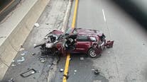 Michigan State Police investigating critical fiery crash on I-96 freeway in Detroit