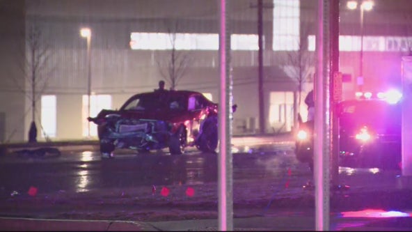 Charges possible after street racers crash into driver doing donuts at Pontiac intersection