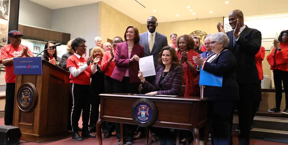 Michigan tax relief bill signed into law by Whitmer; here's who benefits