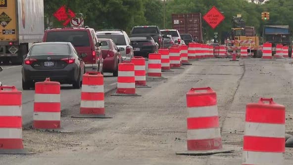 Oakland County road worker recovering after being hit in work zone