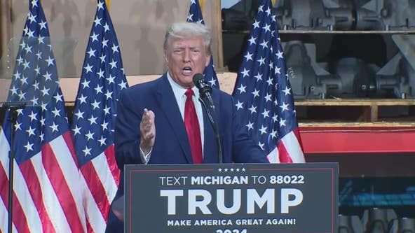 'Workers of America are getting screwed': Trump speaks before Michigan UAW workers amid strike