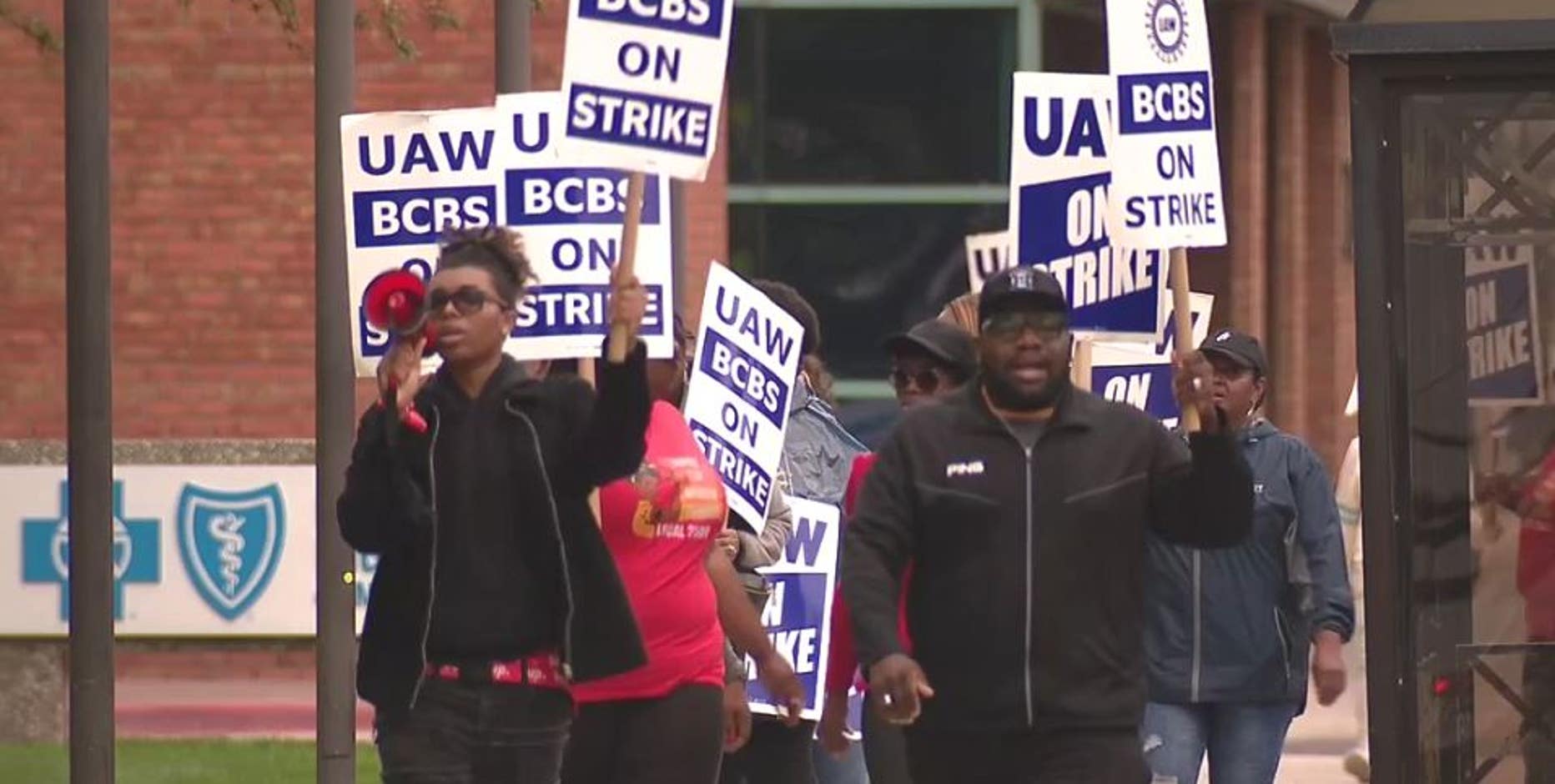 Blue Cross Blue Shield workers continue strike for better wages, end of tiers