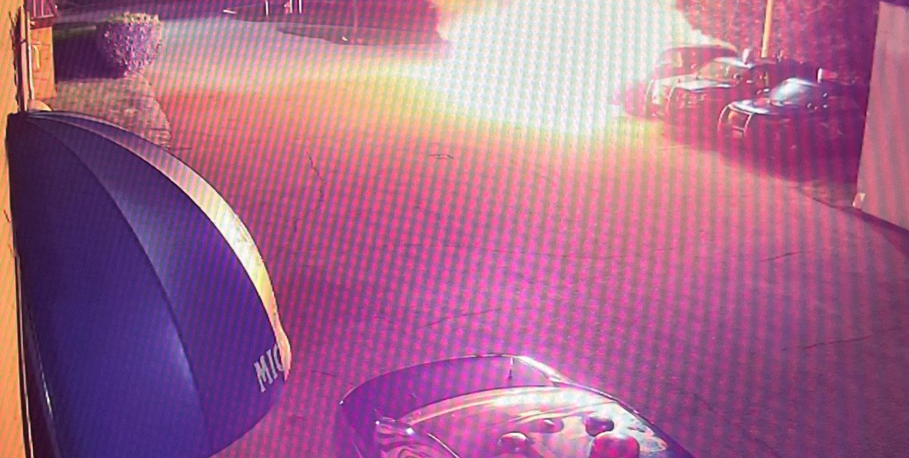 Suspect shoots, torches Michigan State Police vehicles