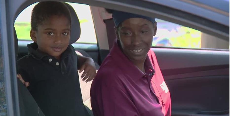Single mother who walks to work daily, gifted a new car