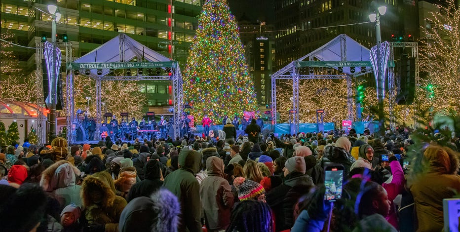 20th annual Detroit Tree Lighting entertainment announced ahead of holiday tradition