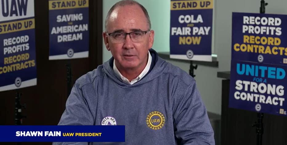 UAW: 23% wage increase on table; Fain blasts Ford but progress made with GM, Stellantis