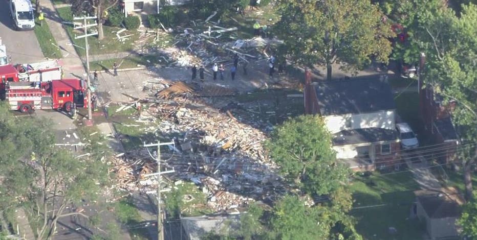 Gas leak the suspected cause of Detroit house explosion, says city official