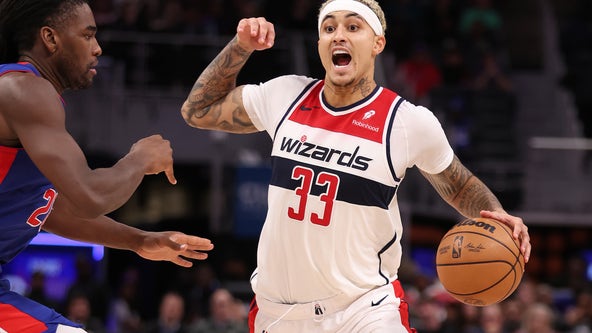 Kuzma has 32 points and 12 rebounds as Wizards end 9-game losing streak with rout of Pistons