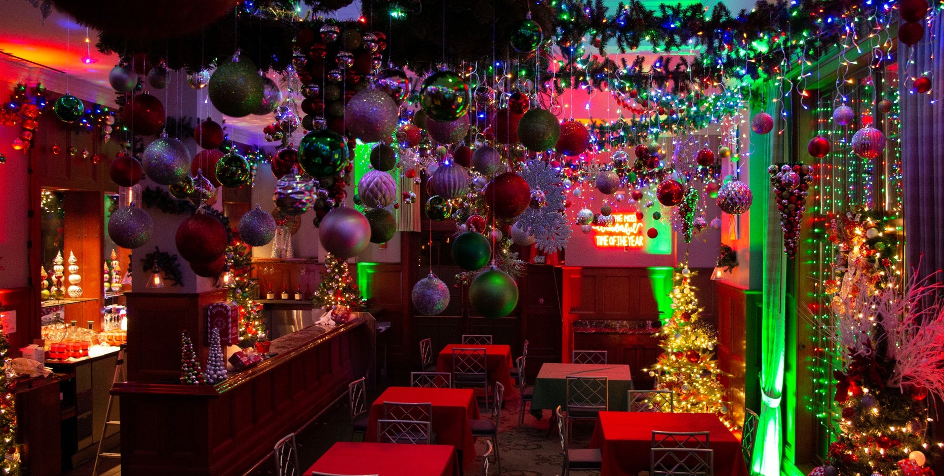 Royal Park Hotel bar transforms into winter wonderland for holiday season