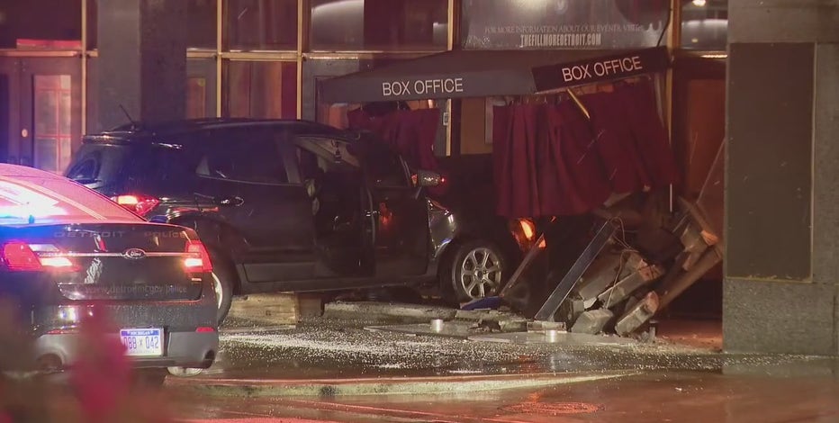Driver crashes into The Fillmore theater in Downtown Detroit