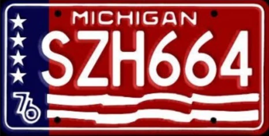 Retro license plates returning to Michigan, including one celebrating country's 250th anniversary