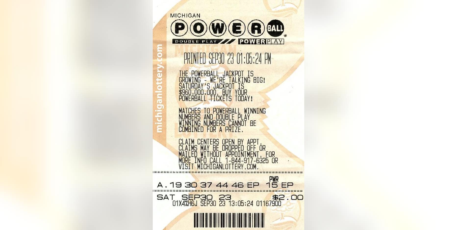 Dearborn man wins $1 million Michigan Lottery Powerball prize