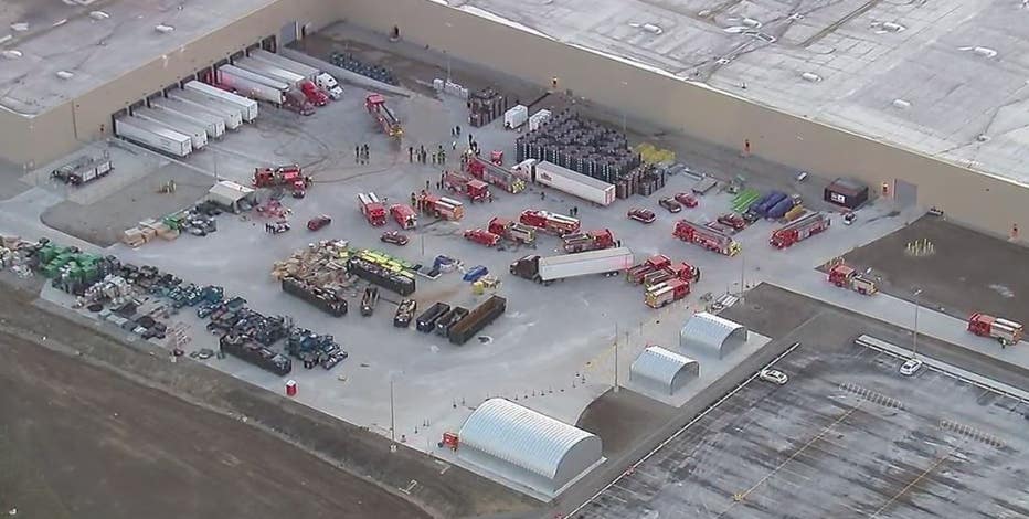Dozens of fire trucks called to GM Factory Zero in Detroit