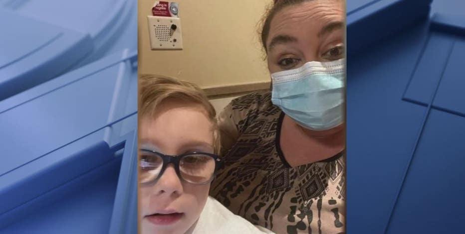 Metro Detroit mom shares story of her son's 'white lung' pneumonia