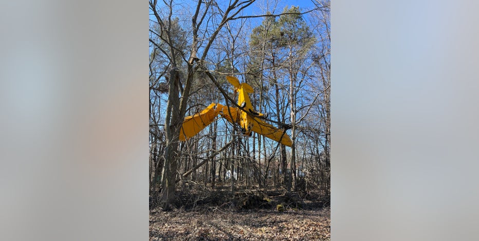 Plane crashes into trees after catching wind near private Michigan airfield