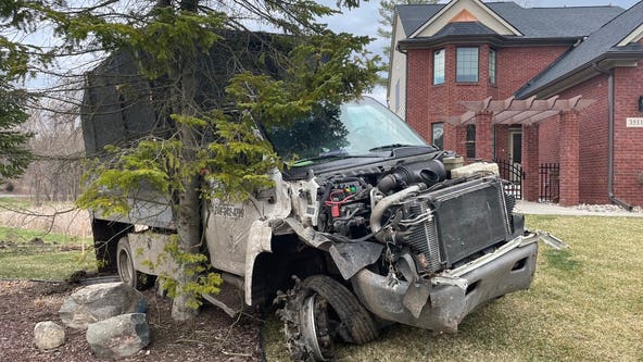 Redford man steals dog at gunpoint, crashes stolen tree trimming truck while high on meth