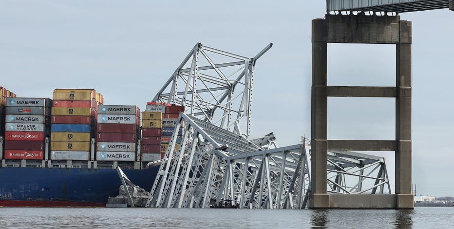 Baltimore Key Bridge collapse live updates: 2 rescued, several others believed in water