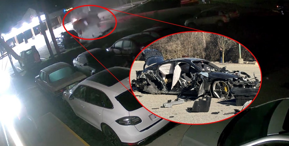 VIDEO: Porsche flies through air as drunk driver loses control in Ann Arbor