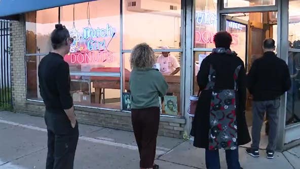 Dutch Girl Donuts reopens as crowds line up outside iconic Detroit bakery