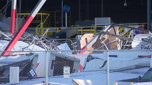 PHOTOS: Suspected tornado rips through Michigan FedEx facility