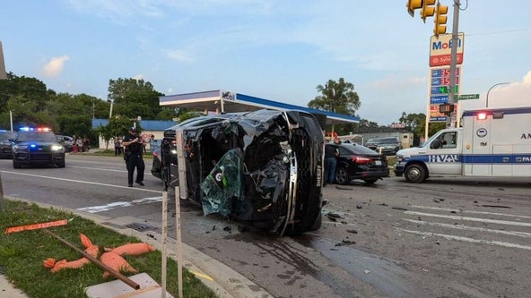 Washtenaw County Sheriff SUV smashed in crash