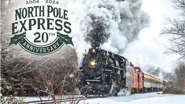 North Pole Express tickets go on sale this month for 20th anniversary ride