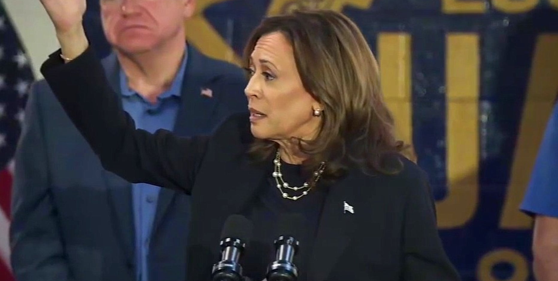 Kamala Harris, Tim Walz speak to UAW in Michigan: 'We are all in this together'