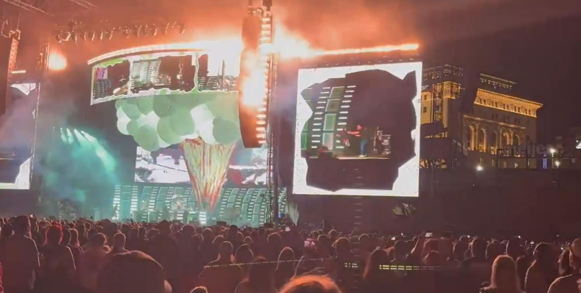 DPD: Drone over Green Day concert at Comerica Park caused band to be rushed off mid-song