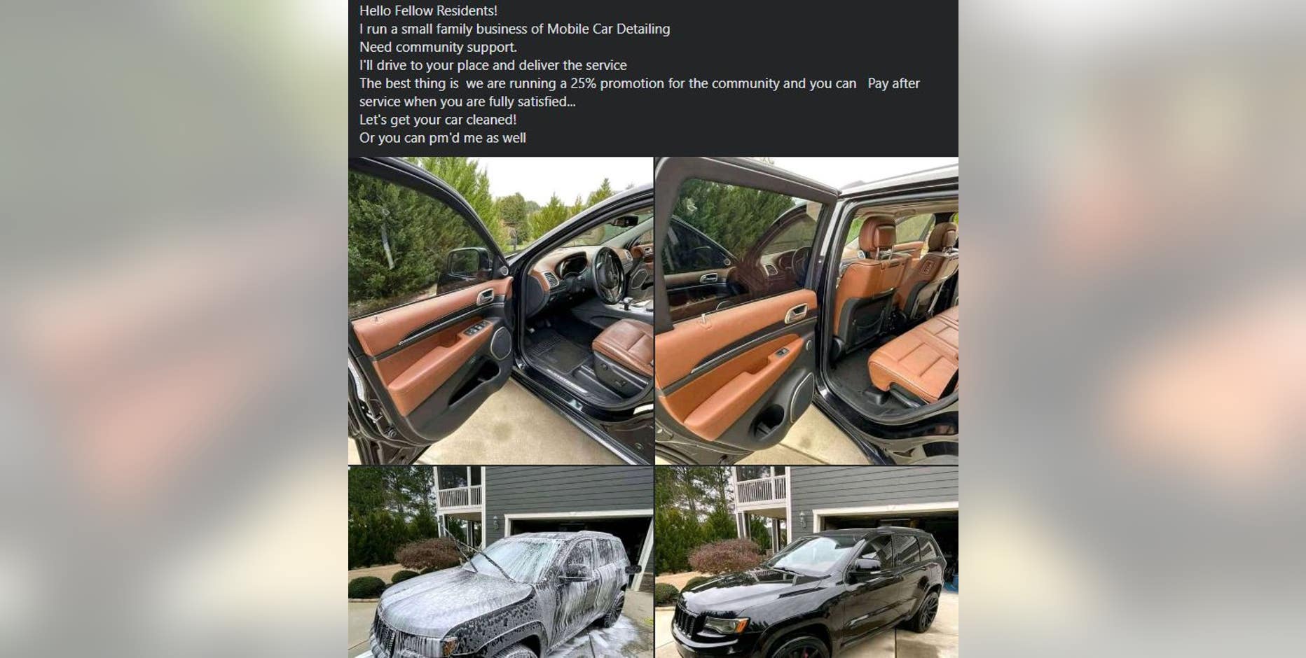 Mobile car detailing scams explode on Facebook -- How to spot them