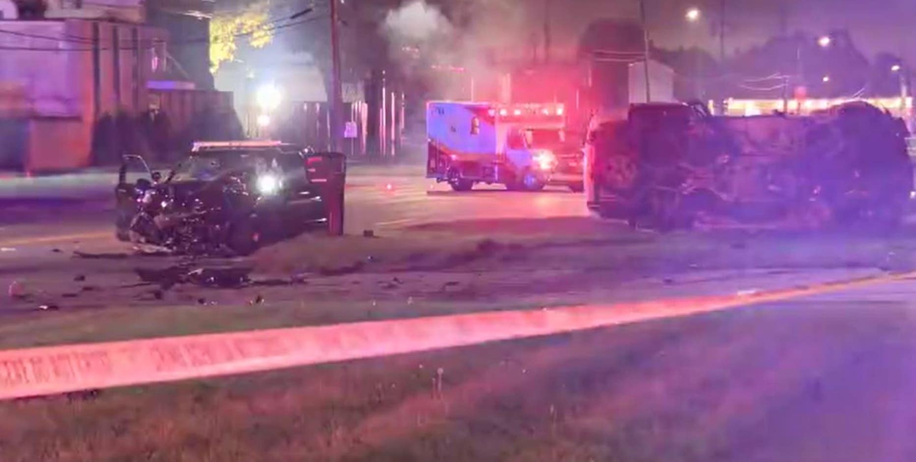 2 Warren police officers in critical condition, 2 civilians dead after crash on Schoenherr